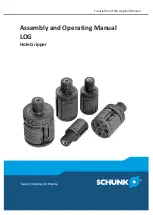 SCHUNK LOG 20 - 25 Assembly And Operating Manual preview