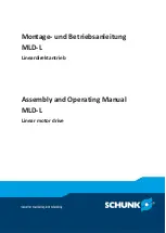 Preview for 1 page of SCHUNK MLD-L Assembly And Operating Manual