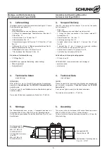 Preview for 5 page of SCHUNK OSE 34 Assembly And Operating Manual