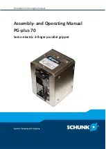 SCHUNK PG-plus 70 Assembly And Operating Manual preview