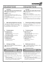 Preview for 6 page of SCHUNK PWG Assembly And Operating Manual