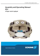 SCHUNK PZV Assembly And Operating Manual предпросмотр