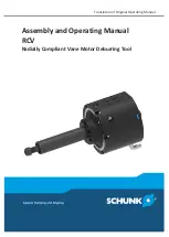 SCHUNK RCV Assembly And Operating Manual preview