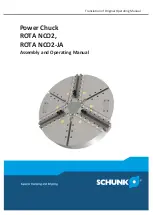 SCHUNK ROTA NCO2 Assembly And Operating Manual preview