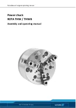 Предварительный просмотр 1 страницы SCHUNK ROTA THW 1000 Translation Of Original Operating Manual