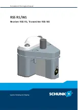 Preview for 1 page of SCHUNK RSS R1 Translation Of The Original Manual