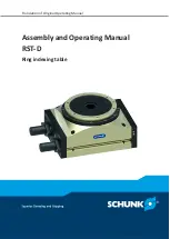 SCHUNK RST-D Assembly And Operating Manual preview