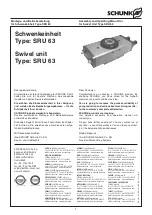 Предварительный просмотр 1 страницы SCHUNK SRU 63 Assembly And Operating Manual