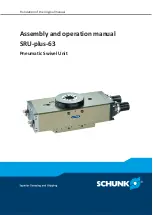 SCHUNK SRU-plus-63 Assembly And Operation Manual preview