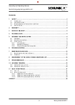 Предварительный просмотр 2 страницы SCHUNK SWS-I-011 Assembly And Operating Manual