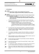 Предварительный просмотр 4 страницы SCHUNK SWS-I-011 Assembly And Operating Manual