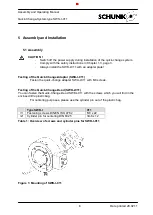 Предварительный просмотр 6 страницы SCHUNK SWS-I-011 Assembly And Operating Manual