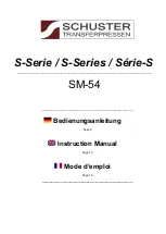 Предварительный просмотр 1 страницы SCHUSTER S Series Instruction Manual