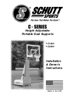 Preview for 1 page of Schutt Sports C1000 Installation & Owner'S Instructions