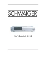 Предварительный просмотр 1 страницы Schwaiger DSR 1000 User Manual