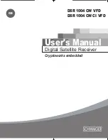 Schwaiger DSR 1004 CW CI VFD User Manual preview