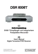 Schwaiger DSR 6006T User Manual preview