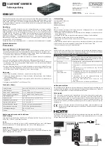 Schwaiger HDMSCA 01 User Manual preview