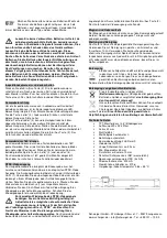 Preview for 2 page of Schwaiger IPK124 Operating Instructions