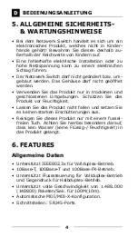 Preview for 4 page of Schwaiger NWSW5 Operating And Safety Instructions Manual