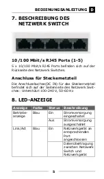 Preview for 5 page of Schwaiger NWSW5 Operating And Safety Instructions Manual