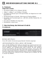 Preview for 4 page of Schwaiger NWSW8 Operating And Safety Instructions Manual