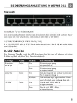 Preview for 5 page of Schwaiger NWSW8 Operating And Safety Instructions Manual