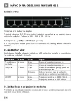 Preview for 54 page of Schwaiger NWSW8 Operating And Safety Instructions Manual