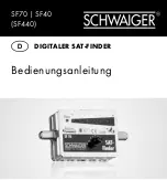 Preview for 2 page of Schwaiger SF40 User Instructions