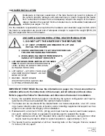 Preview for 15 page of Schwank compactSchwank P40-R Installation & Owner'S Manual