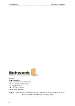 Preview for 2 page of Schwank lunaSchwank 12 Technical Instruction