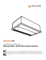 Preview for 1 page of Schwank SchwankAir 4000-Recessed Series Installation Manual