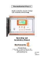 Schwank ThermoControl Plus 1 Installation Manual предпросмотр