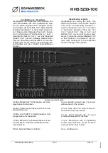 Preview for 2 page of Schwarzbeck HHS 5230-100 Assembly Instructions Manual