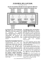 Preview for 1 page of Schwarzbeck KU 9616 Manual