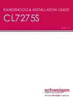 Preview for 1 page of Schweigen CL7275S Installation Manual