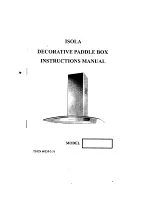 Schweigen Decorative paddle box Instruction Manual preview