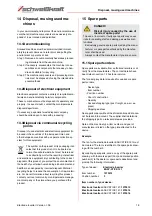 Предварительный просмотр 19 страницы Schweißkraft EASY-STICK 121 Operating Instructions Manual