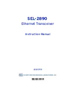 Предварительный просмотр 1 страницы Schweitzer Engineering Laboratories SEL-2890 Instruction Manual