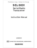 Preview for 1 page of Schweitzer Engineering Laboratories SEL-3031 Instruction Manual