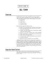 Preview for 31 page of Schweitzer Engineering Laboratories SEL-734W Field Reference Manual