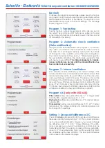 Preview for 2 page of Schwille Elektronik Dew Point Touch 100-600 Operating Instructions