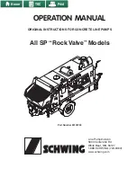 Предварительный просмотр 1 страницы Schwing 30100750 Operation Manual