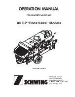 Preview for 1 page of Schwing Rock Valve Operation Manual