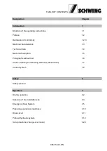 Предварительный просмотр 3 страницы Schwing SP 1800-D Original Operating Instructions