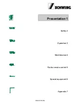 Предварительный просмотр 7 страницы Schwing SP 1800-D Original Operating Instructions