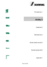 Предварительный просмотр 47 страницы Schwing SP 1800-D Original Operating Instructions