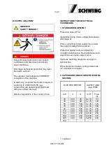 Предварительный просмотр 131 страницы Schwing SP 1800-D Original Operating Instructions