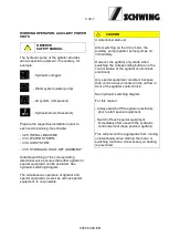 Предварительный просмотр 167 страницы Schwing SP 1800-D Original Operating Instructions