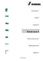 Предварительный просмотр 225 страницы Schwing SP 1800-D Original Operating Instructions